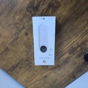 Google Nest Doorbell Battery Wireless Video Doorbell Camera Snow White Open Box